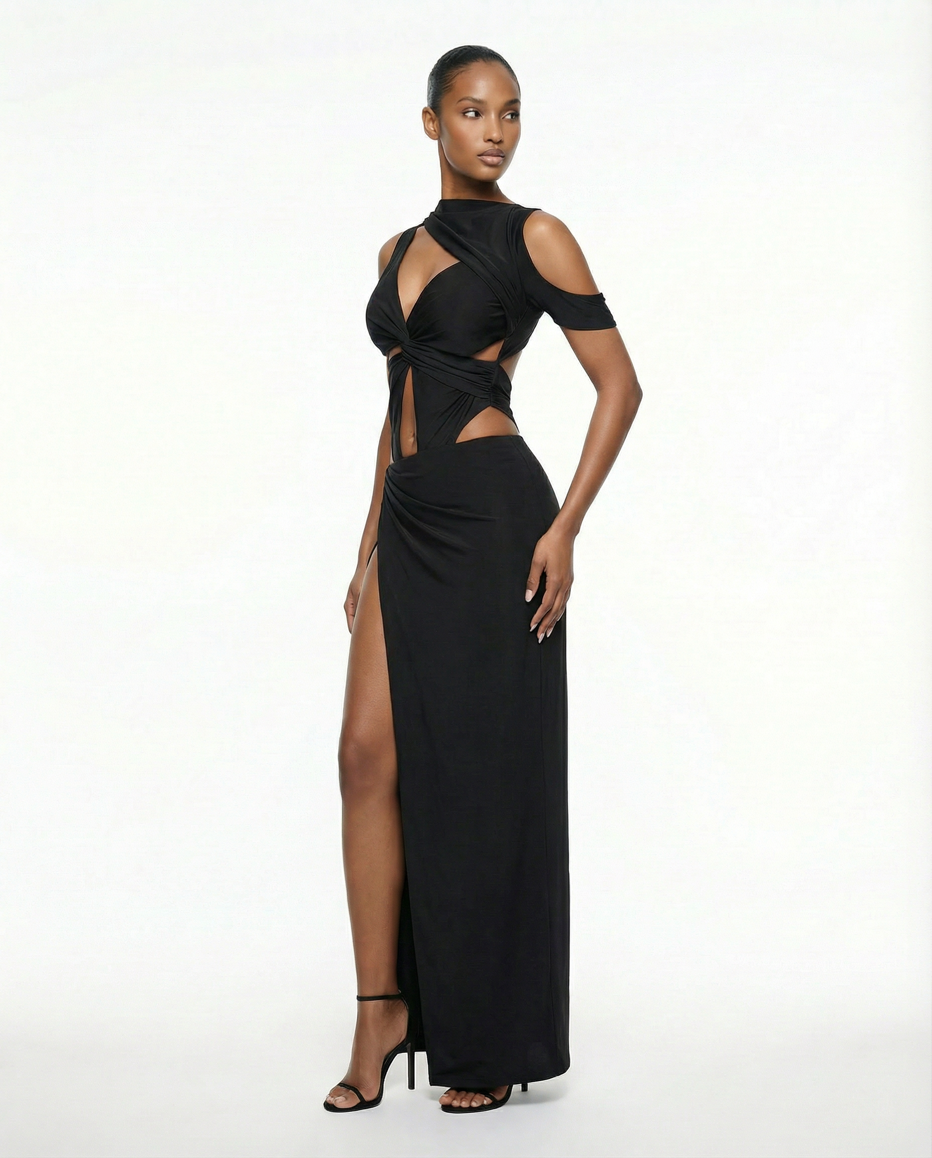 Obsidian Cut-Out Dress