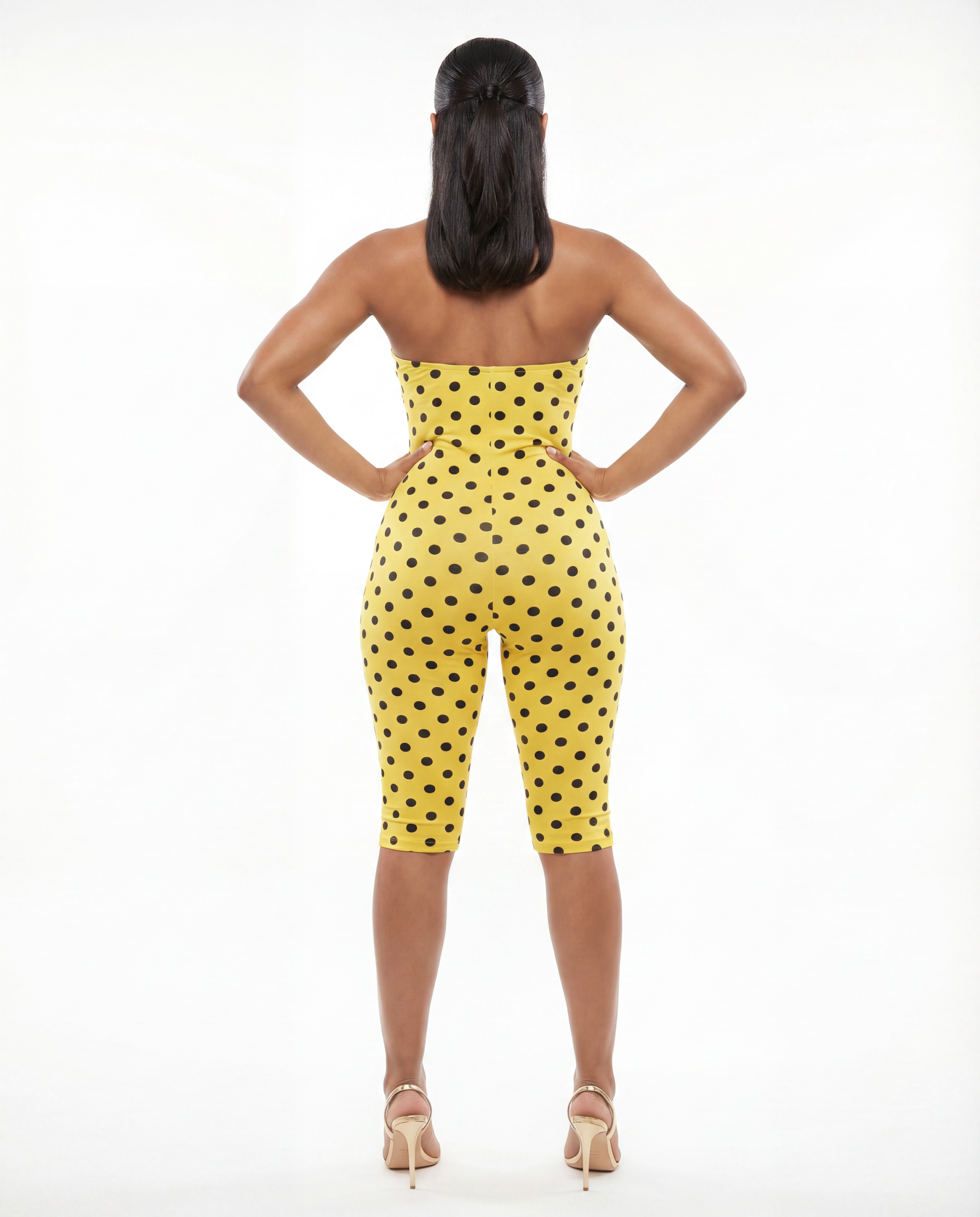Dot Envy Halter Romper