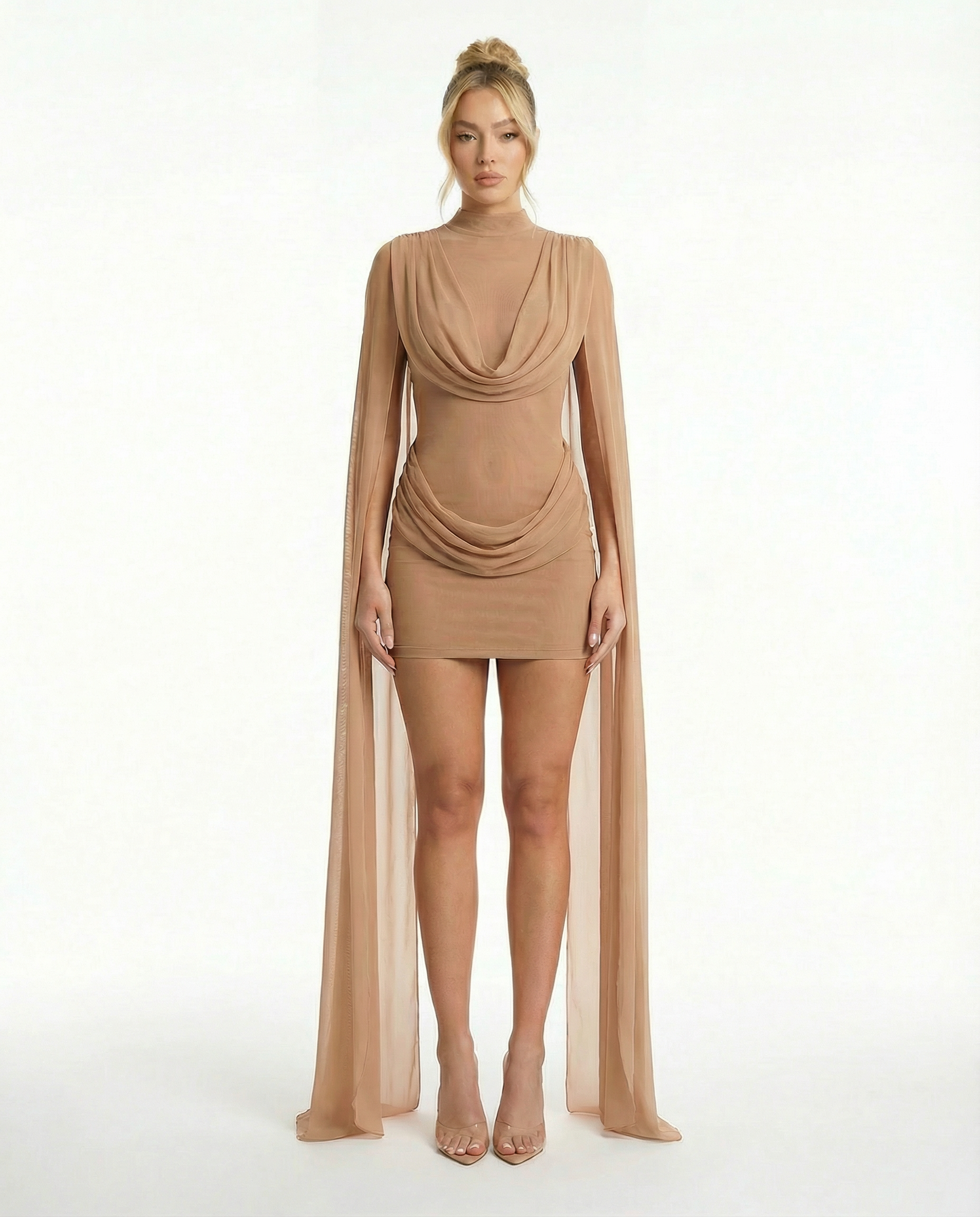 Midnight Veil Mini Dress