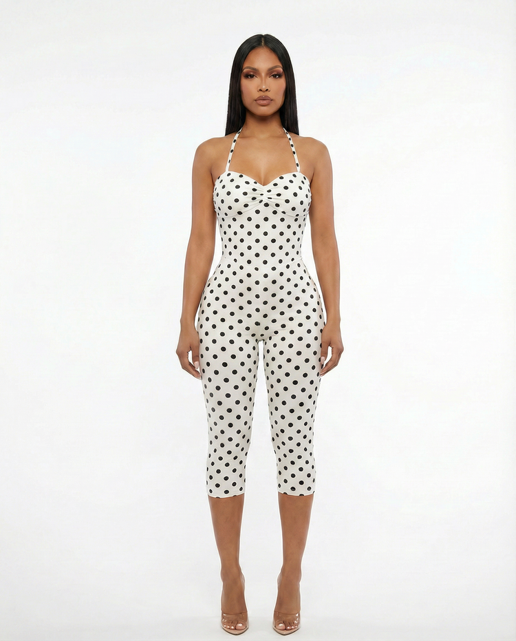 Polka Muse Romper