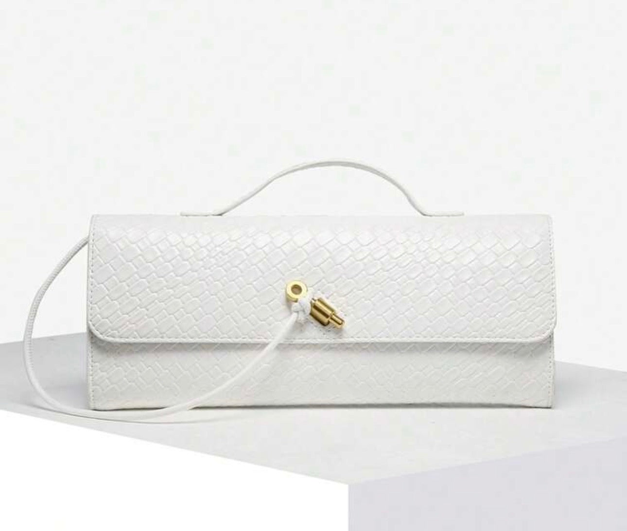 Riviera Croc Clutch