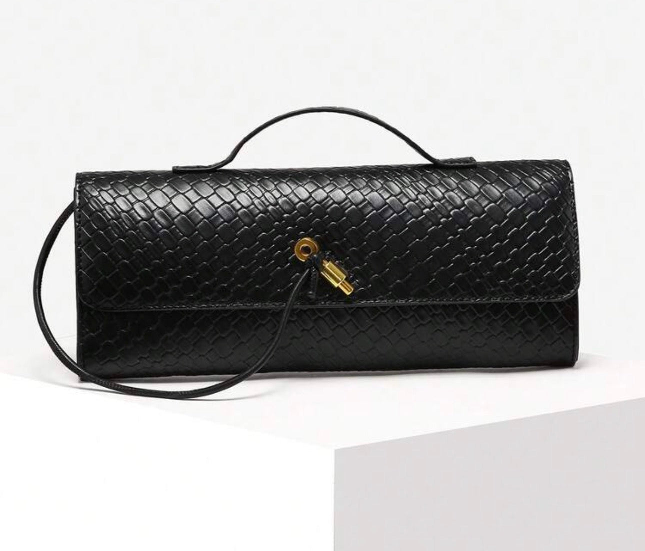 Riviera Croc Clutch