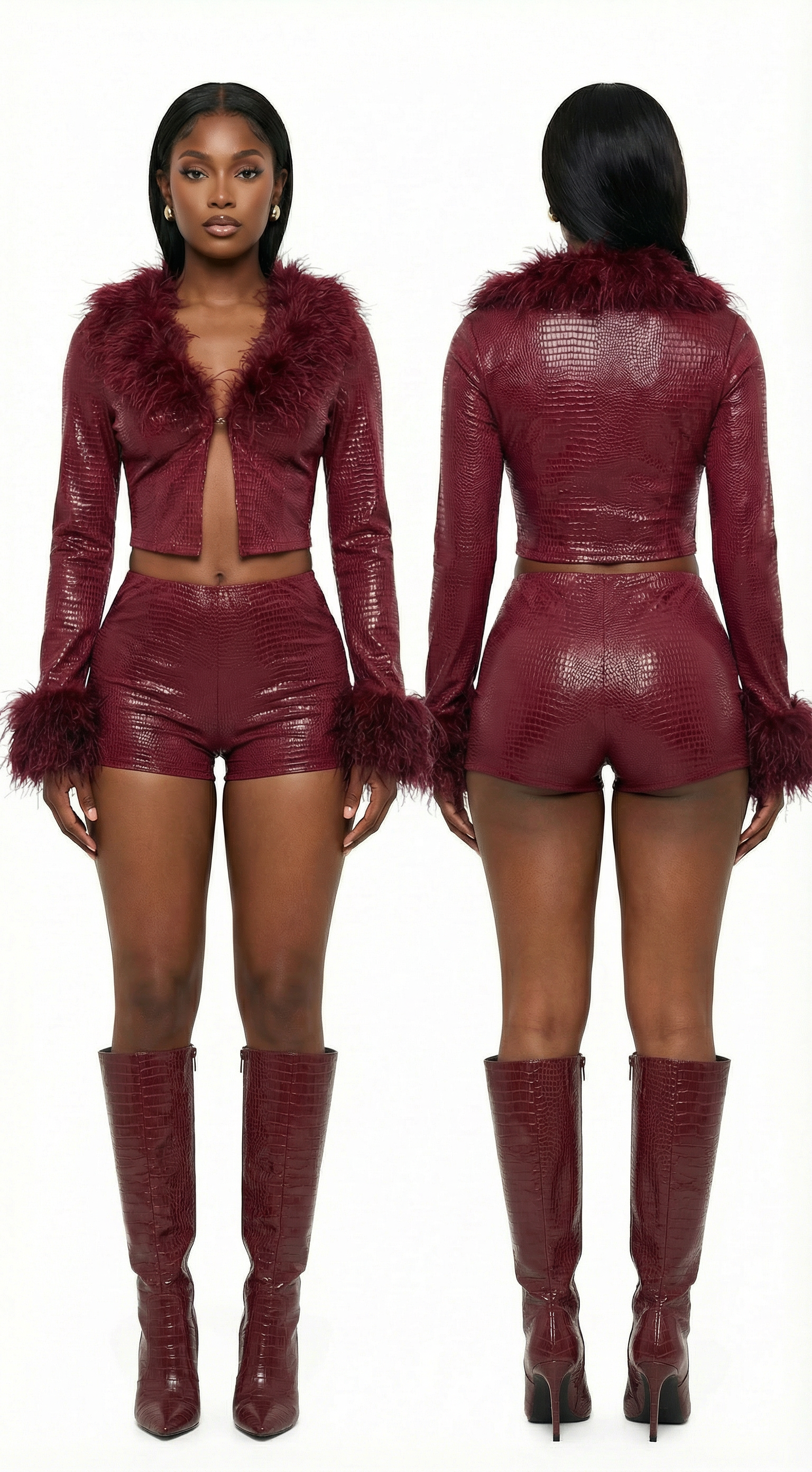 Velour Vixen Two-Piece