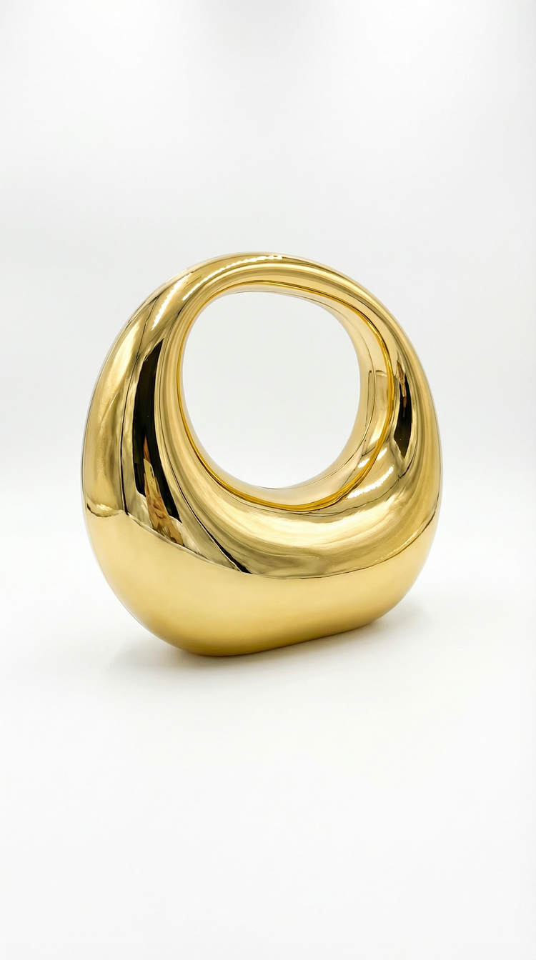 Golden Crescent Bag